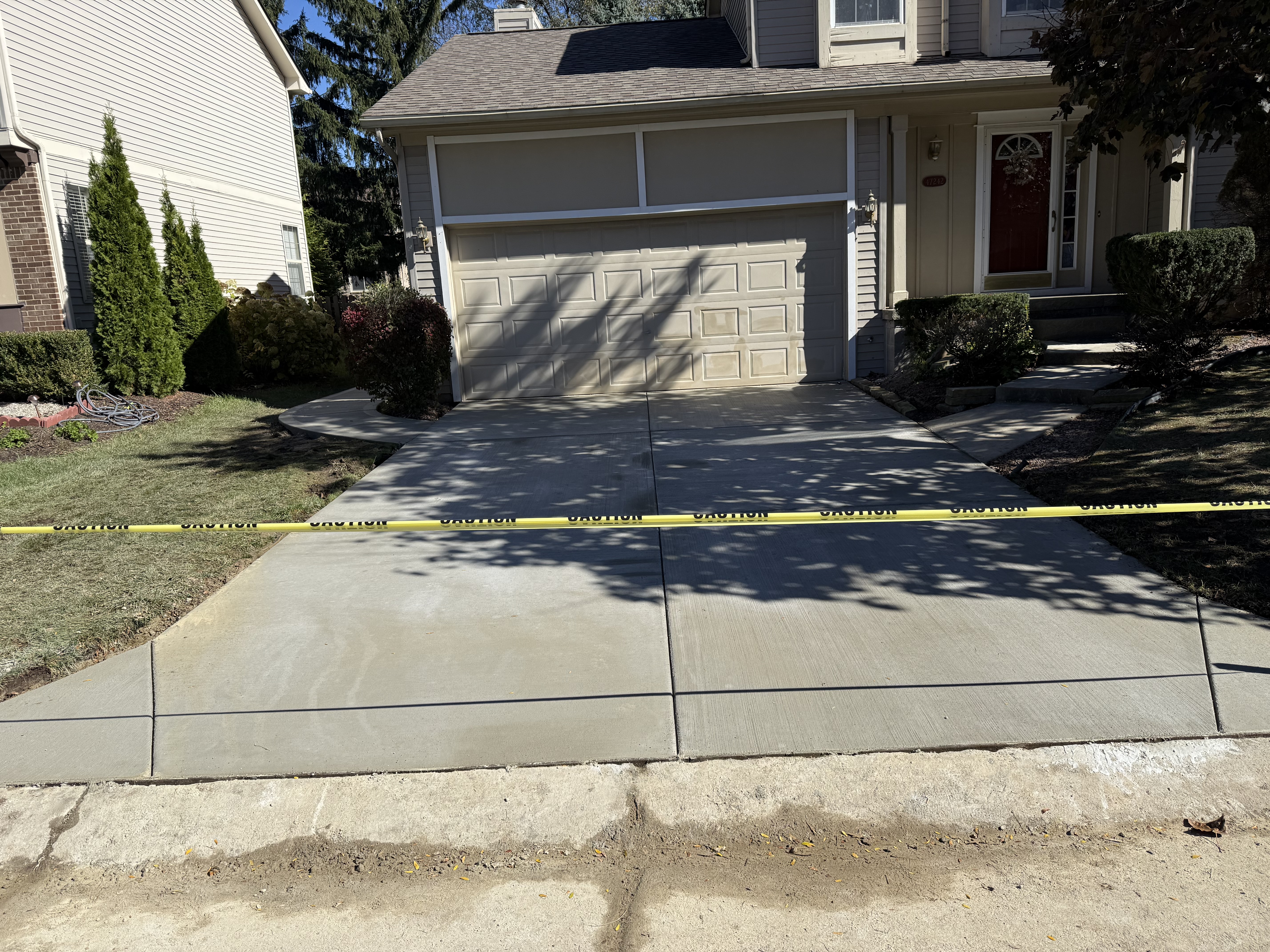 Driveway replacement project