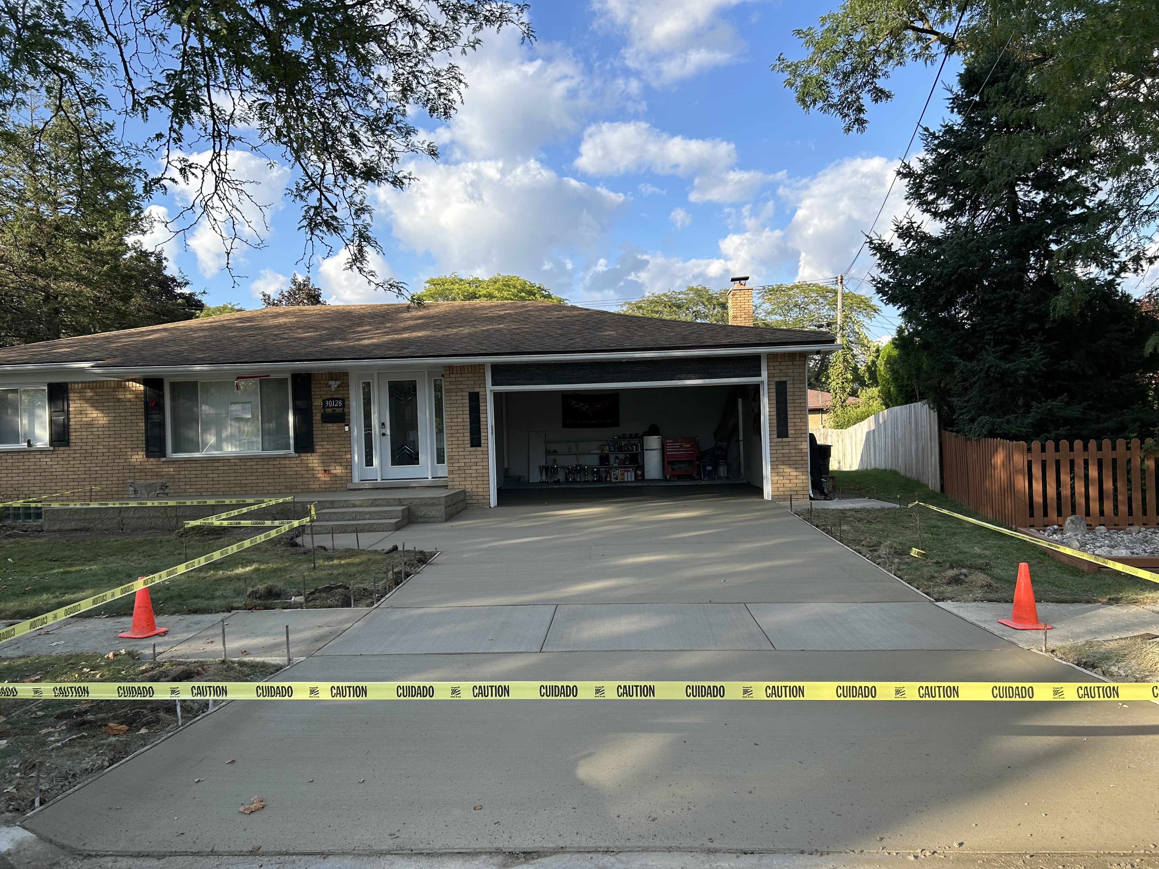 Concrete driveway details