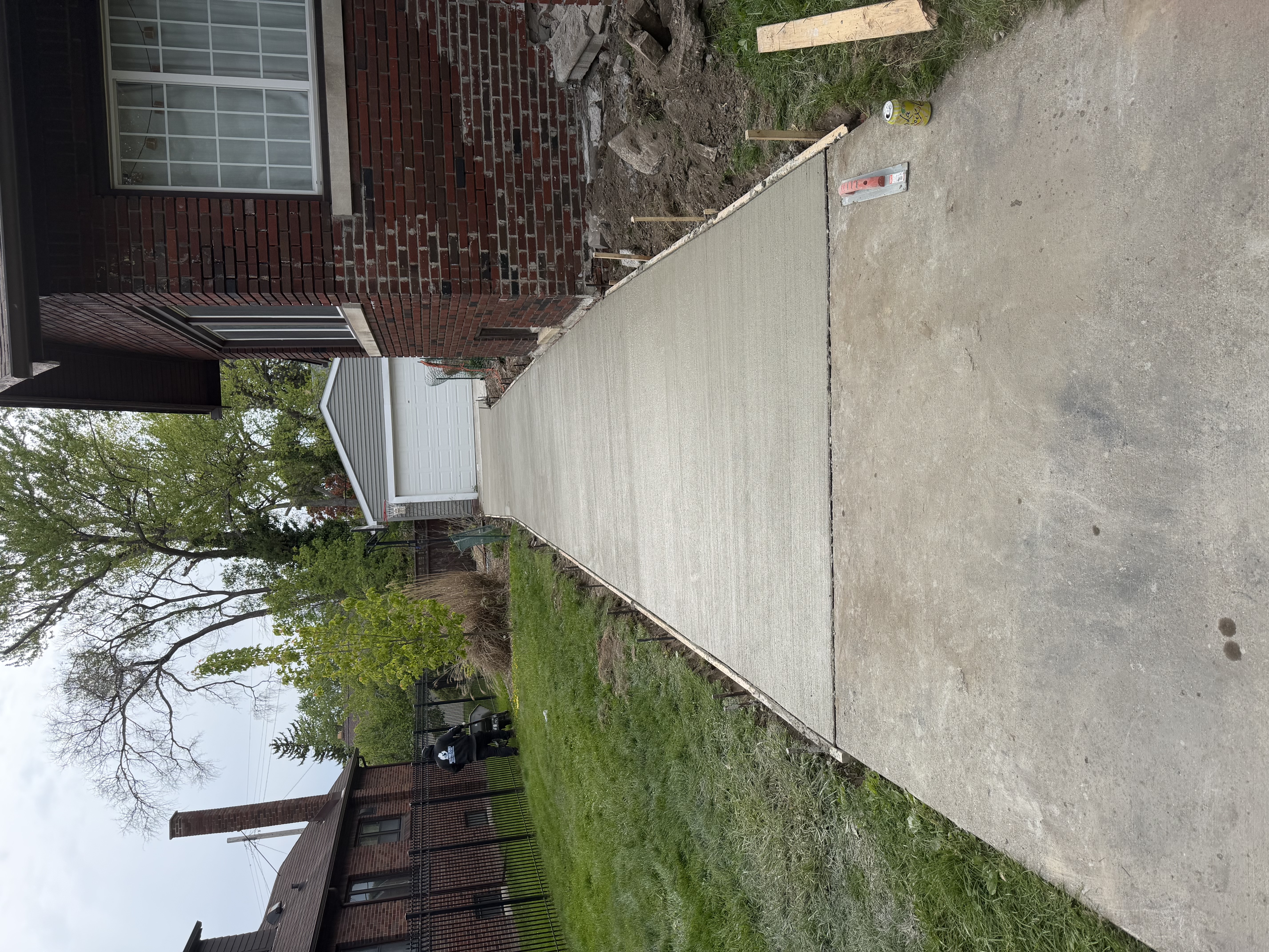 Finished walkway replacement