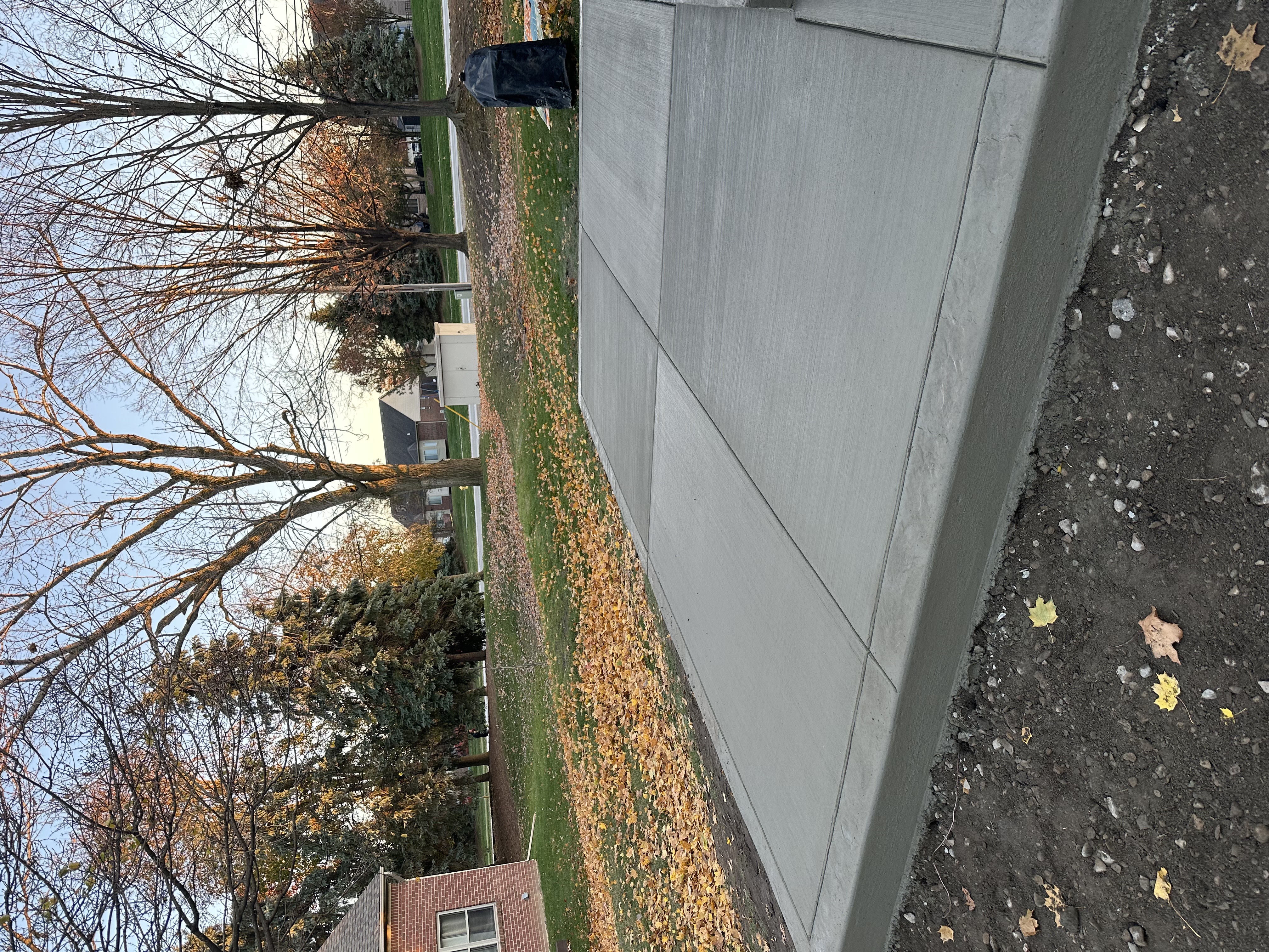 Concrete patio project by Mitten Made Concrete