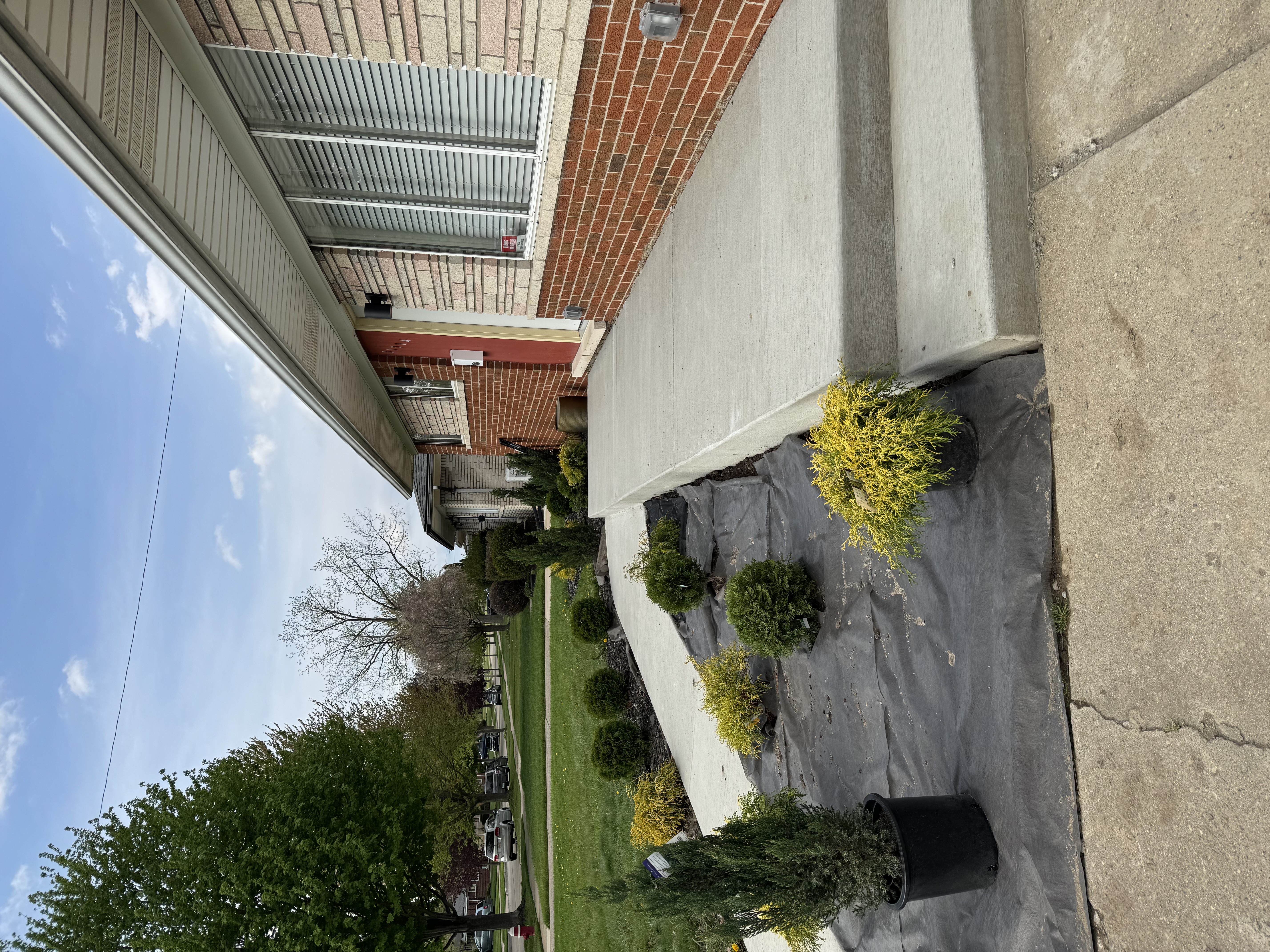 Porch before replacement