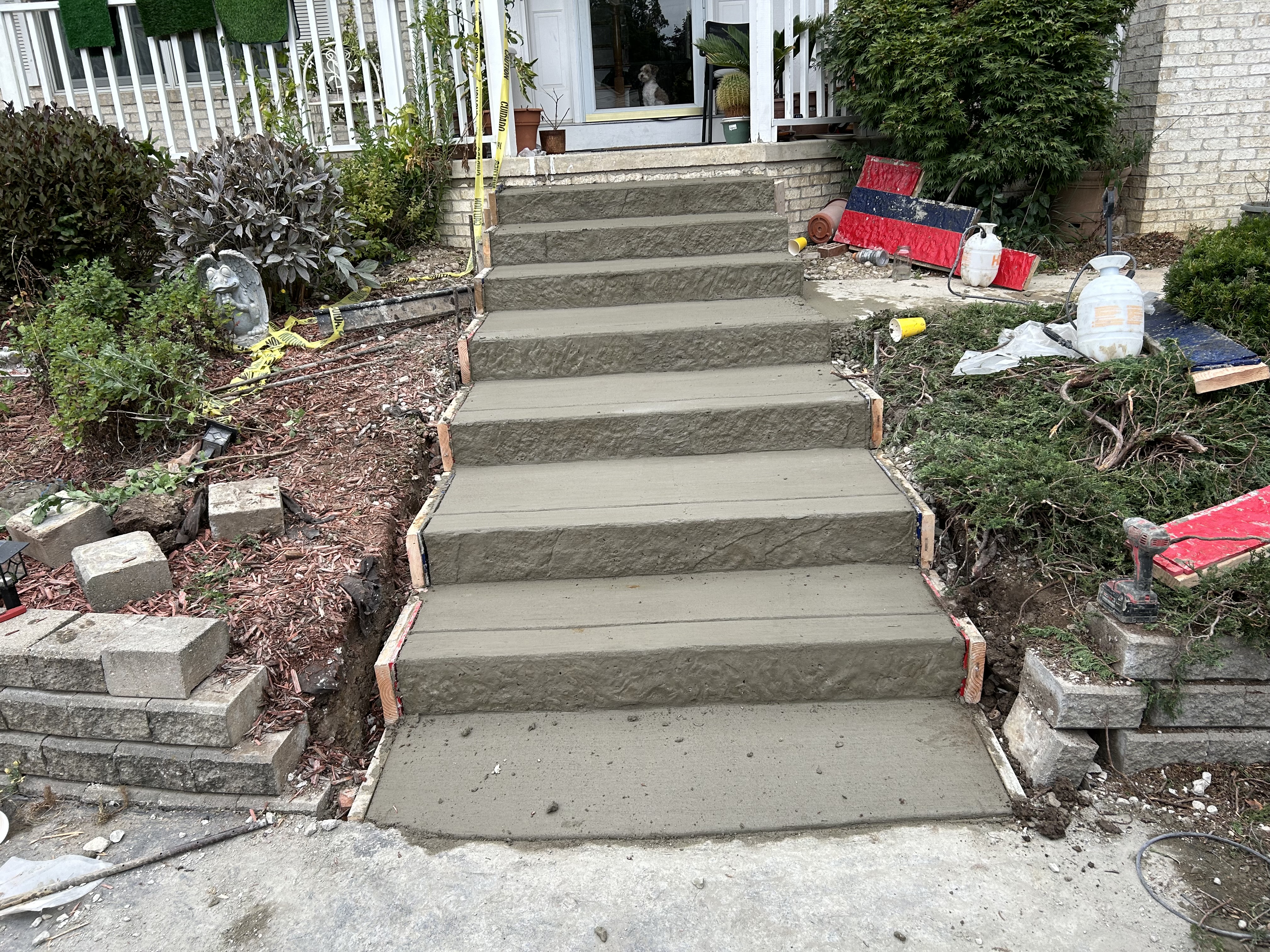 Concrete steps