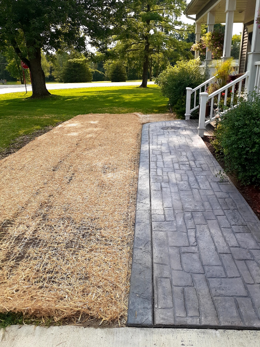 Stamped concrete