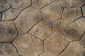 Stamped concrete pattern